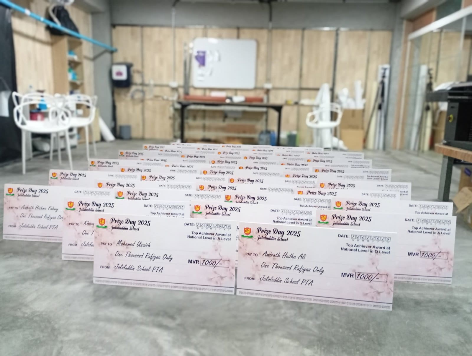 Customized cheques 1