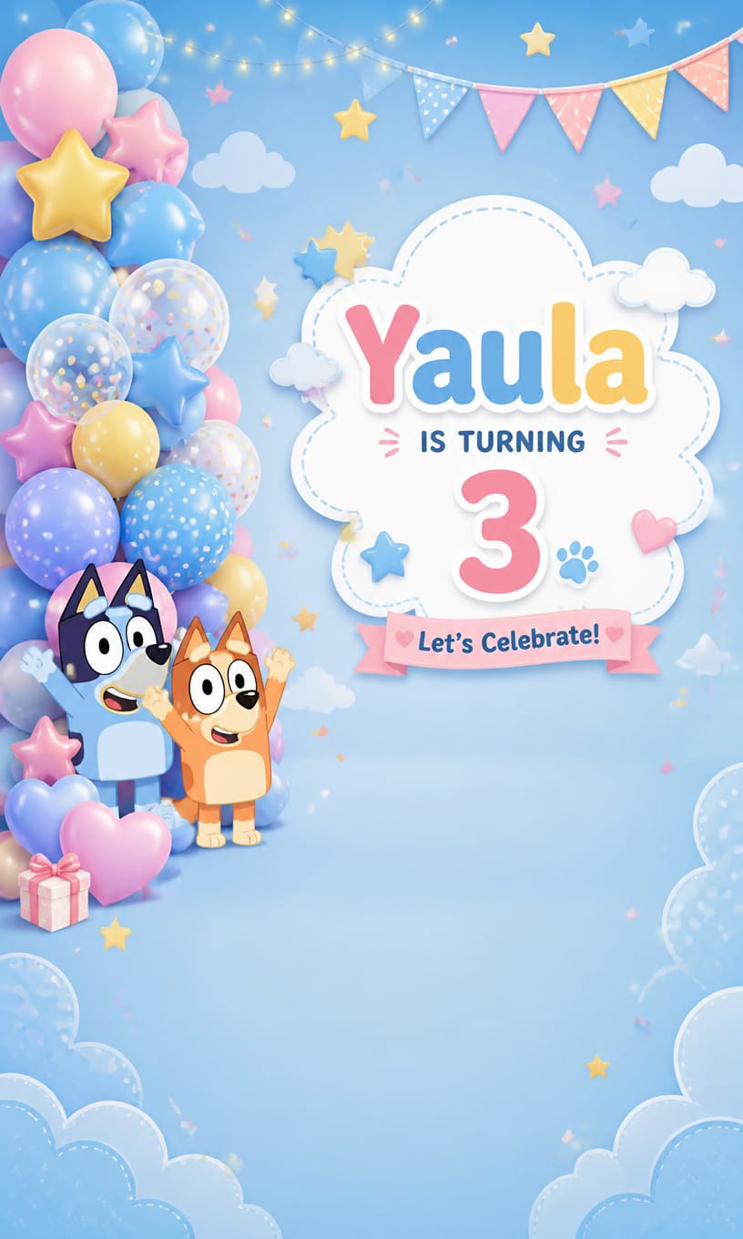 Birthday Backdrop option 2