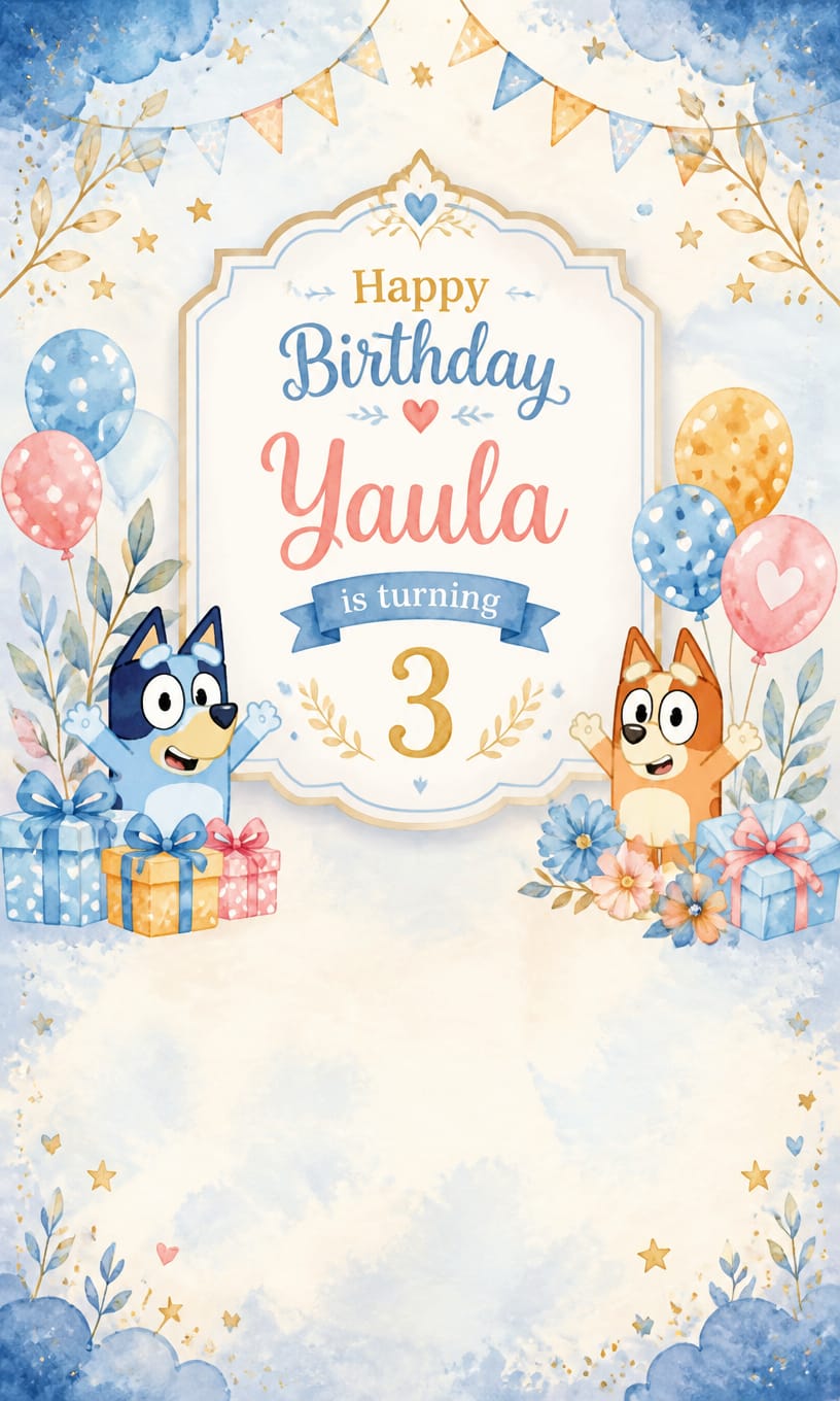 Birthday Backdrop option 3