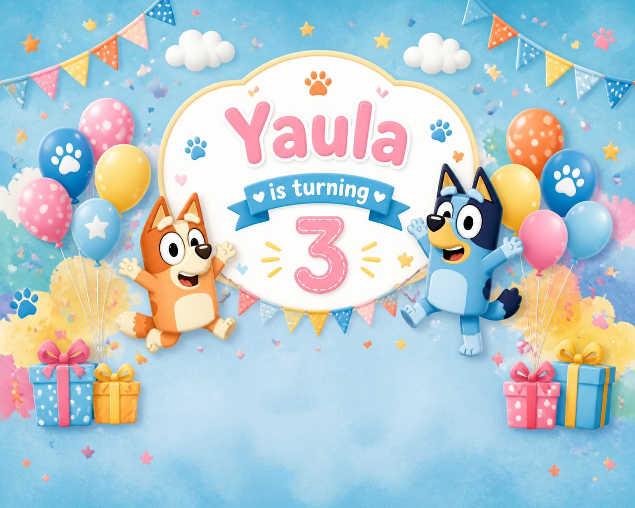 Birthday Backdrop mockup