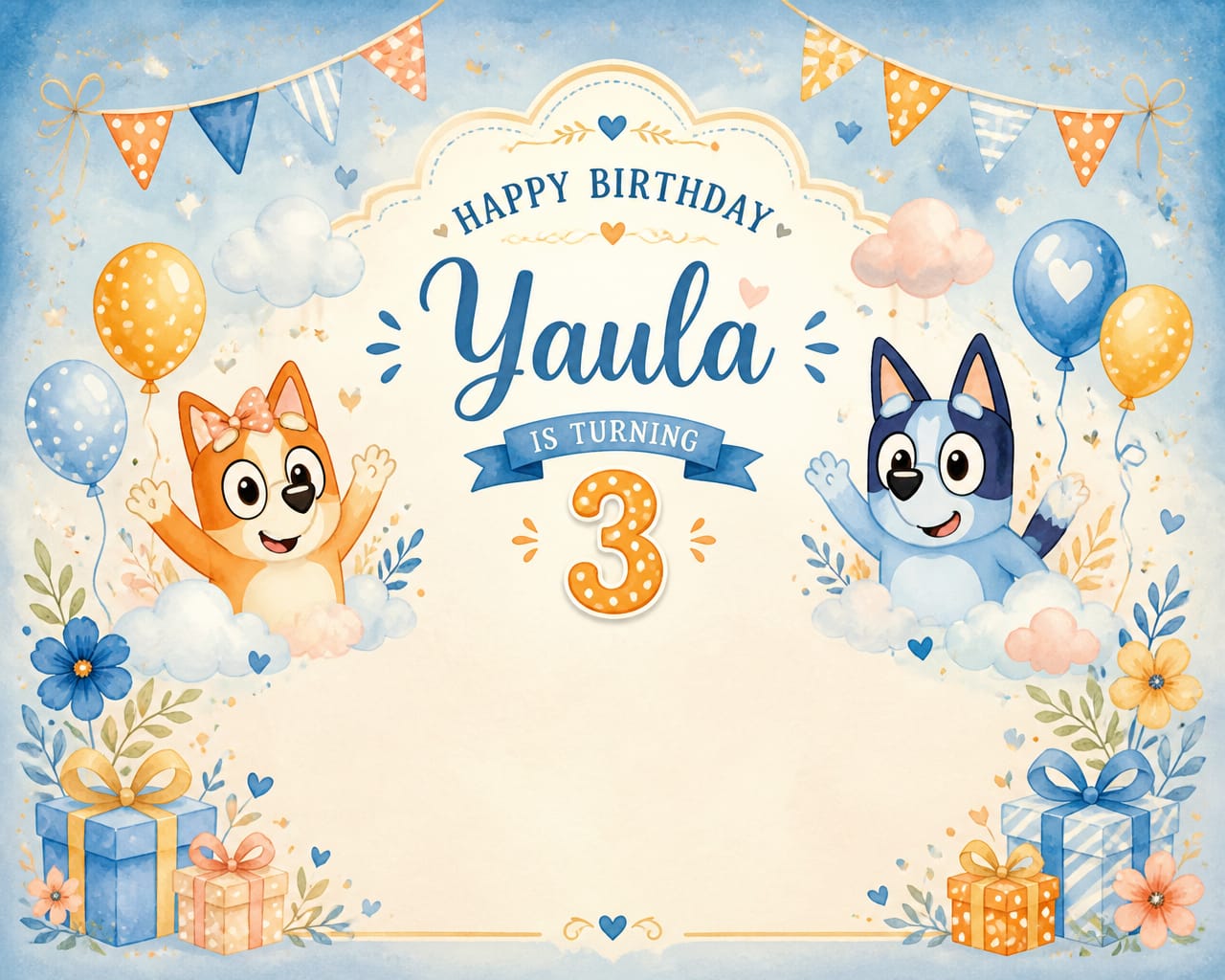 Birthday Backdrop option 3