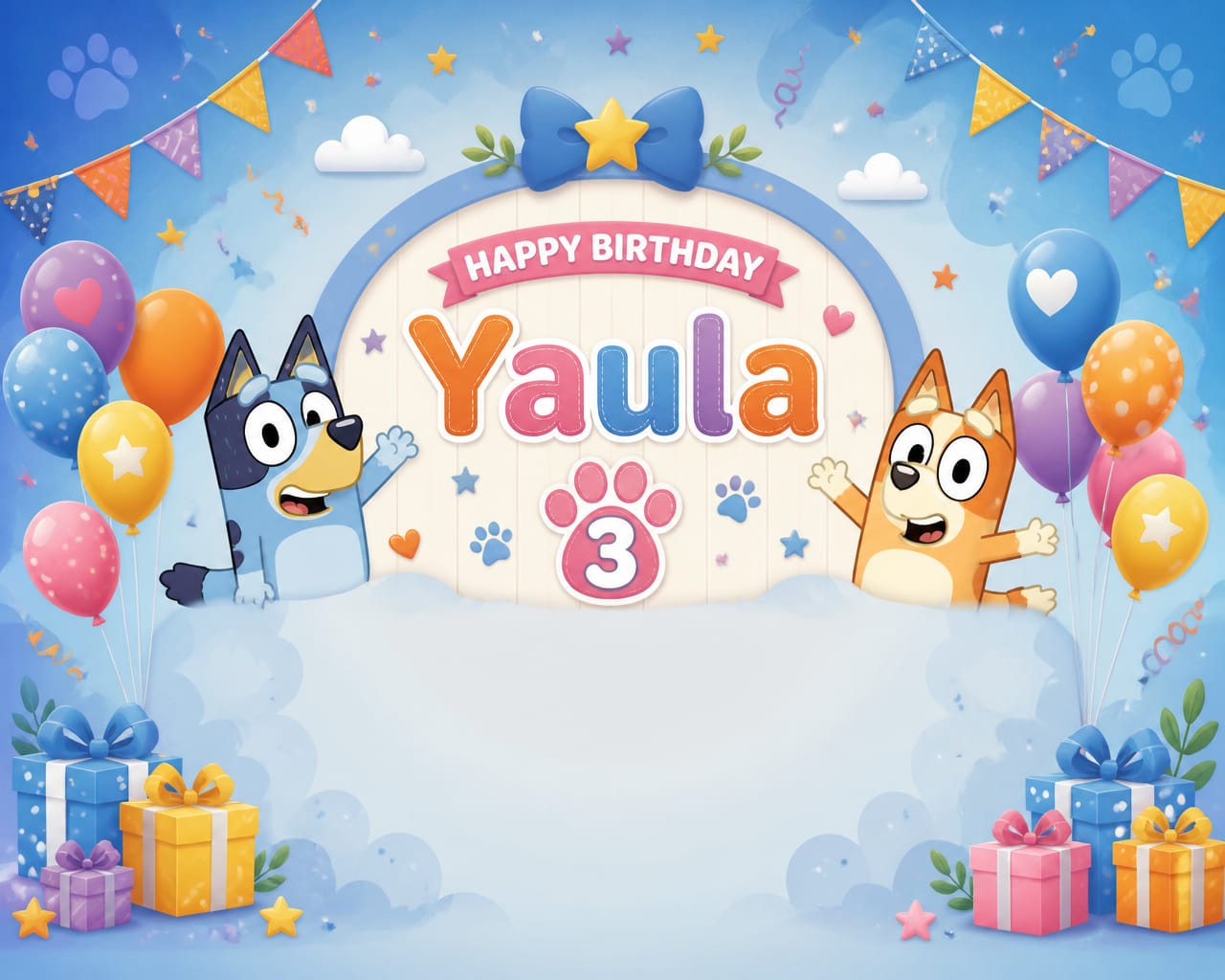 Birthday Backdrop mockup