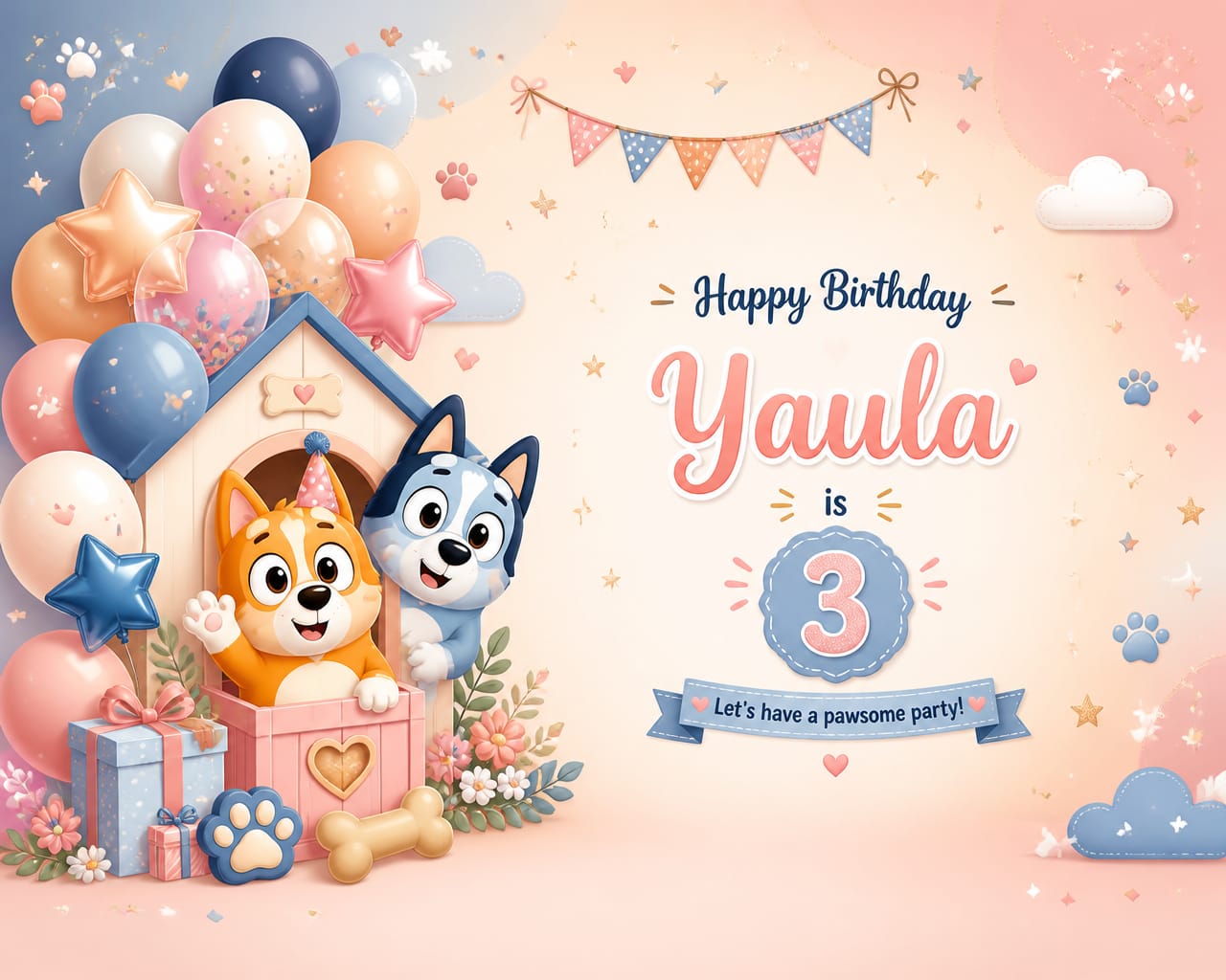Birthday Backdrop option 2